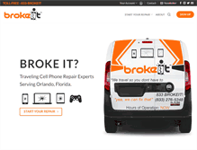 Tablet Screenshot of brokeit.com